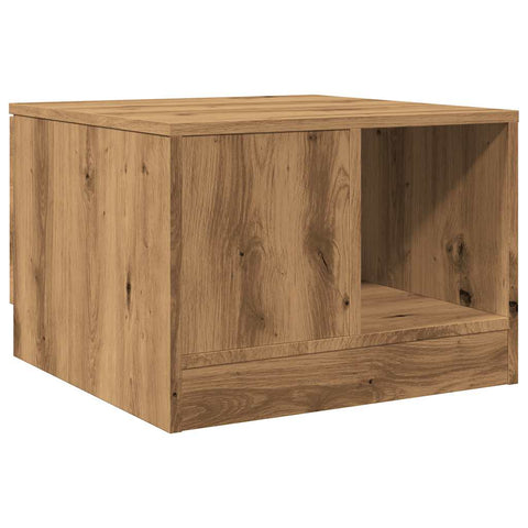 vidaXL Coffee Table Artisan Oak 50x50x36 cm Engineered Wood