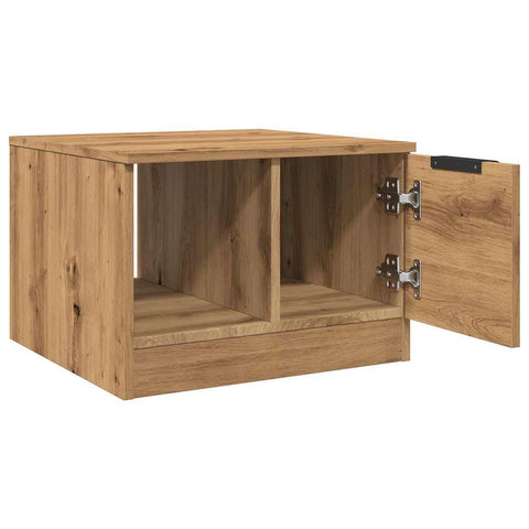 vidaXL Coffee Table Artisan Oak 50x50x36 cm Engineered Wood