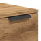 vidaXL Coffee Table Artisan Oak 50x50x36 cm Engineered Wood