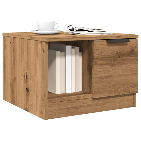 vidaXL Coffee Table Artisan Oak 50x50x36 cm Engineered Wood
