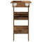 vidaXL Wall Bar Table Old Wood 102x45x103.5 cm Engineered Wood
