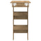vidaXL Wall Bar Table Artisan Oak 102x45x103.5 cm Engineered Wood