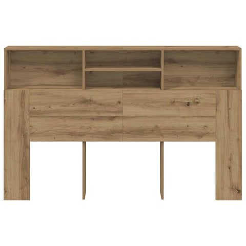 vidaXL Headboard Cabinet Artisan Oak 160x19x103.5 cm Engineered Wood