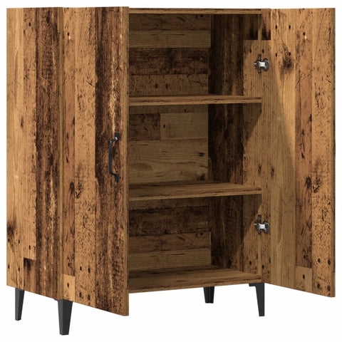 vidaXL Sideboard Old Wood 70x34x90 cm Engineered Wood