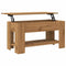 vidaXL Coffee Table Artisan Oak 101x49x52 cm Engineered Wood