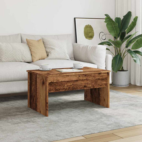 vidaXL Coffee Table Old Wood 80x50.5x41.5 cm Engineered Wood