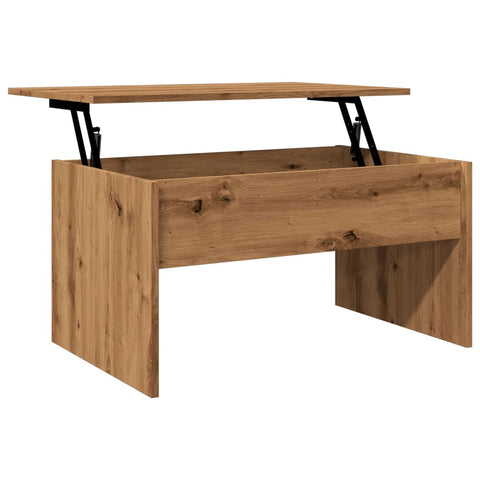 vidaXL Coffee Table Artisan Oak 80x50.5x41.5 cm Engineered Wood