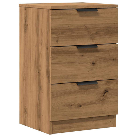 vidaXL Bedside Cabinet Artisan Oak 40x36x65 cm Engineered Wood