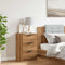 vidaXL Bedside Cabinet Artisan Oak 40x36x65 cm Engineered Wood