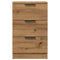 vidaXL Bedside Cabinet Artisan Oak 40x36x65 cm Engineered Wood