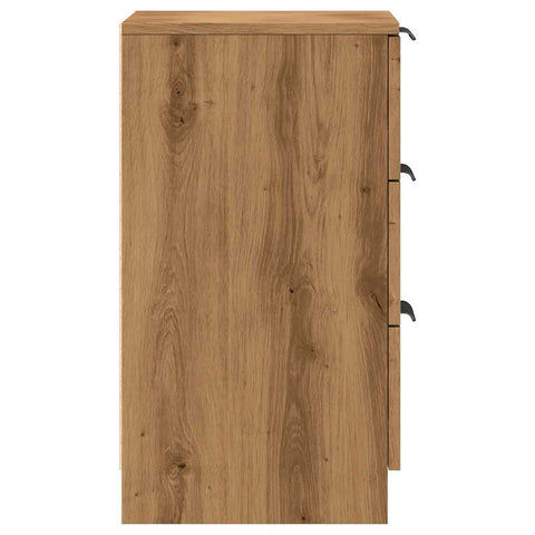 vidaXL Bedside Cabinet Artisan Oak 40x36x65 cm Engineered Wood