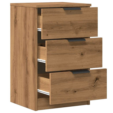 vidaXL Bedside Cabinet Artisan Oak 40x36x65 cm Engineered Wood