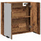 vidaXL Bathroom Mirror Cabinet Old Wood 64x20x66.5 cm Engineered Wood