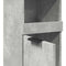 vidaXL Bathroom Cabinet Concrete Grey 32x34x188.5 cm Engineered Wood