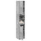 vidaXL Bathroom Cabinet Concrete Grey 32x34x188.5 cm Engineered Wood