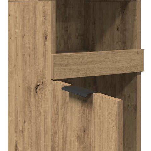 vidaXL Bathroom Cabinet Artisan Oak 32x34x188.5 cm Engineered Wood