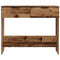 vidaXL Console Table Old Wood 90x36x75 cm Engineered Wood