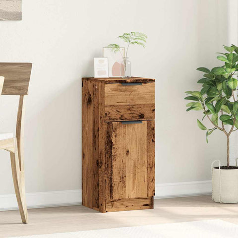 vidaXL Sideboard Old Wood 30x30x70 cm Engineered Wood