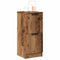 vidaXL Sideboards 2 pcs Old Wood 30x30x70 cm Engineered Wood
