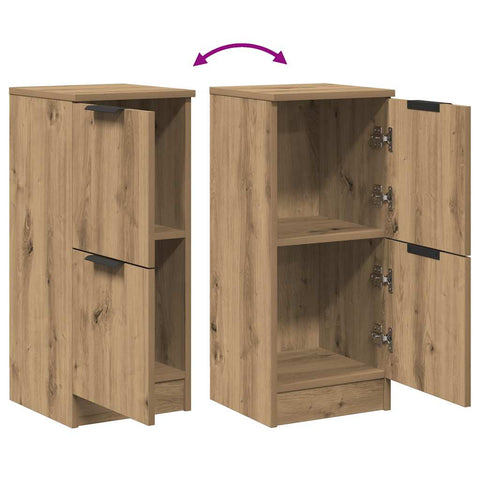 vidaXL Sideboard Artisan Oak 30x30x70 cm Engineered Wood