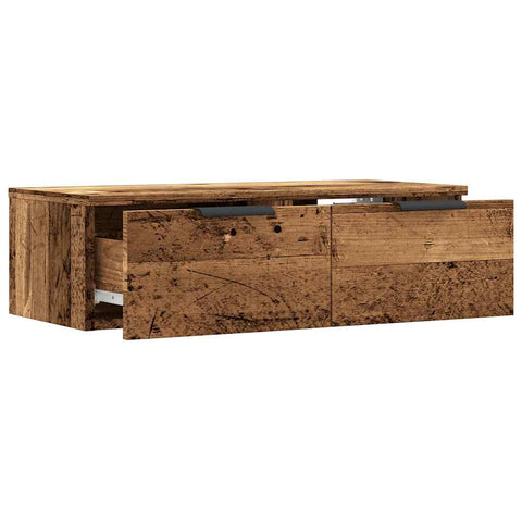 vidaXL Wall Cabinet Old Wood 68x30x20 cm Engineered Wood