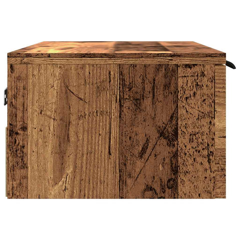 vidaXL Wall Cabinet Old Wood 68x30x20 cm Engineered Wood