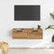vidaXL Wall Cabinet Artisan Oak 68x30x20 cm Engineered Wood
