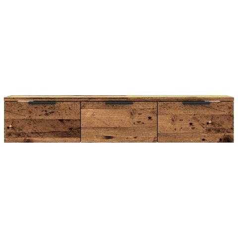 vidaXL Wall Cabinet Old Wood 102x30x20 cm Engineered Wood