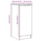 vidaXL Shoe Cabinet Old Wood 29.5x35x70 cm Engineered Wood