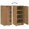 vidaXL Shoe Cabinet Artisan Oak 29.5x35x70 cm Engineered Wood
