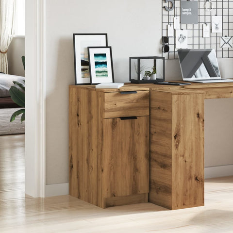 vidaXL Desk Cabinet Artisan Oak 33x50x75 cm Engineered Wood