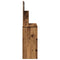 vidaXL Dressing Table with Mirror Old Wood 86.5x35x136 cm