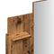 vidaXL Dressing Table with Mirror Old Wood 96x39x142 cm
