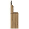 vidaXL Dressing Table with Mirror Artisan Oak 96x39x142 cm