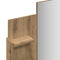 vidaXL Dressing Table with Mirror Artisan Oak 96x39x142 cm