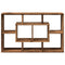 vidaXL Wall Shelf Old Wood 85x16x52.5 cm Engineered Wood