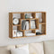 vidaXL Wall Shelf Artisan Oak 85x16x52.5 cm Engineered Wood