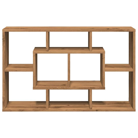 vidaXL Wall Shelf Artisan Oak 85x16x52.5 cm Engineered Wood