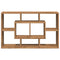 vidaXL Wall Shelf Artisan Oak 85x16x52.5 cm Engineered Wood