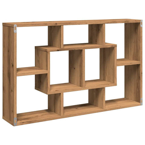 vidaXL Wall Shelf Artisan Oak 85x16x52.5 cm Engineered Wood