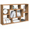 vidaXL Wall Shelf Artisan Oak 85x16x52.5 cm Engineered Wood