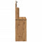 vidaXL Dressing Table with LED Lights Artisan Oak 96x40x142 cm