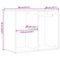 vidaXL Dressing Cabinet Old Wood 80x40x65 cm Engineered Wood