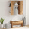 vidaXL Hallway Cabinet Artisan Oak 97.5x37x99 cm Engineered Wood