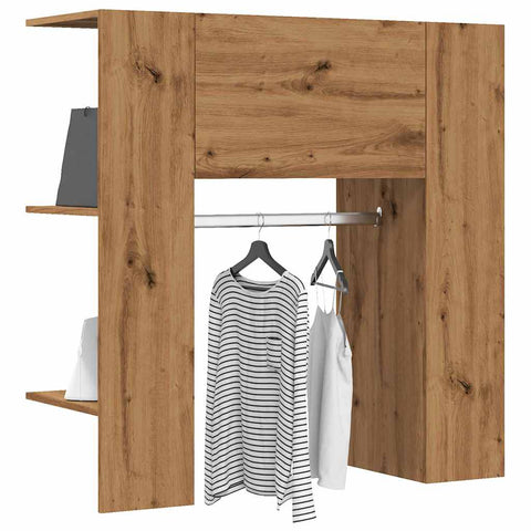 vidaXL Hallway Cabinet Artisan Oak 97.5x37x99 cm Engineered Wood