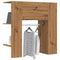 vidaXL Hallway Cabinet Artisan Oak 97.5x37x99 cm Engineered Wood