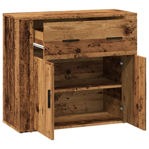 vidaXL Sideboard Old Wood 80x33x70 cm Engineered Wood