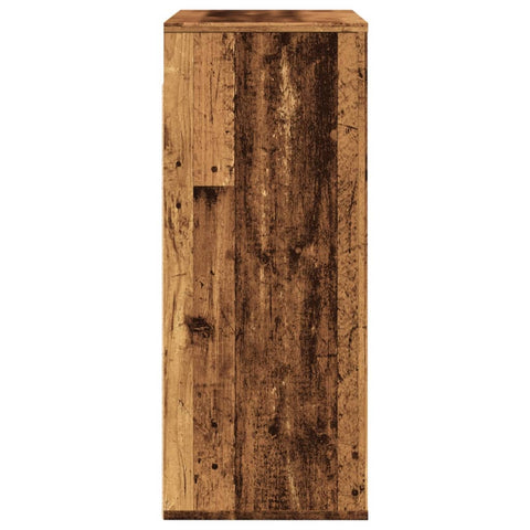 vidaXL Wall Cabinet Old Wood 80x33x80 cm Engineered Wood