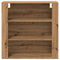 vidaXL Wall Cabinet Artisian Oak 80x33x80 cm Engineered Wood