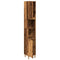 vidaXL Bathroom Cabinet Old Wood 30x30x190 cm Engineered Wood